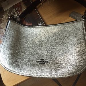 Coach Silver shoulder Bag
